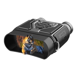 984FT 3 in. Large Display Black Night Vision Binoculars with Accessories