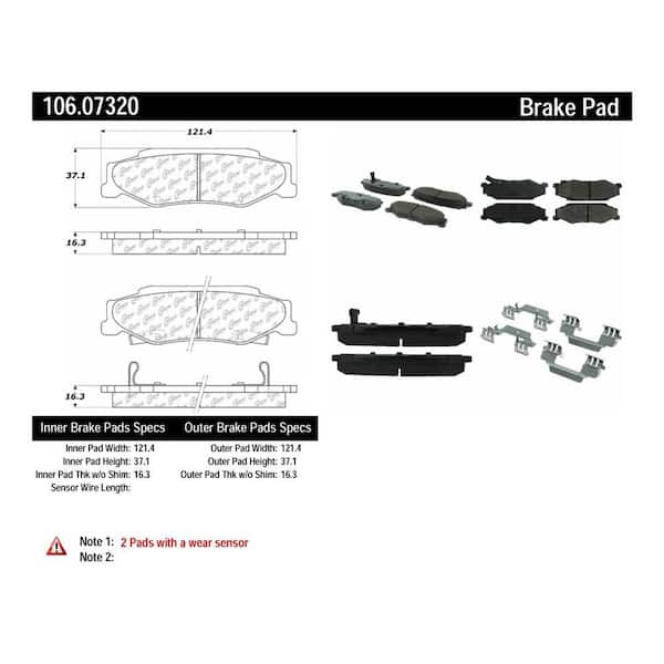 Centric Parts Disc Brake Pad Set