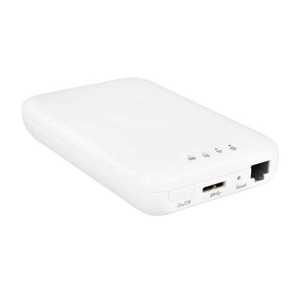 Macally Mobile Wi-Fi Hard Drive Enclosure for Wireless Storage