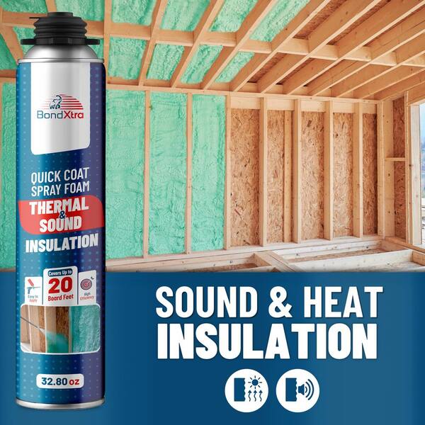 Sprayman Spraycoat Fire Rated Spray Foam Insulation 20 Sq.Ft. - R-Value (11.32 / 2in) Closed Cell Polyurethane Foam Sealant for Heat & Noise Insulation - Gun & Cleaner NOT Included - 27.1