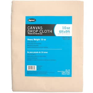 5 ft. 9 in. x 8 ft. 9 in., 10 oz. Canvas Drop Cloth