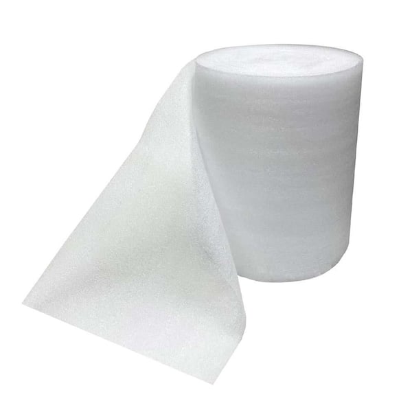 10 in. x 100 ft. Cushion Foam Roll Lightweight Durable Protective Wrap for Moving Supplies and Fragile Items