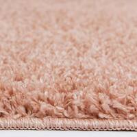 Natco Blush Shag 5 ft. x 7 ft. Solid Polypropylene Area Rug GS507.8