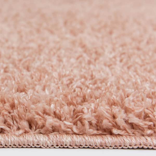 Blush 8 ft. x 10 ft. Solid Polypropylene Area Rug