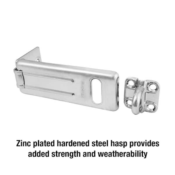 4 in. L Steel Heavy-Duty Hasp Latch