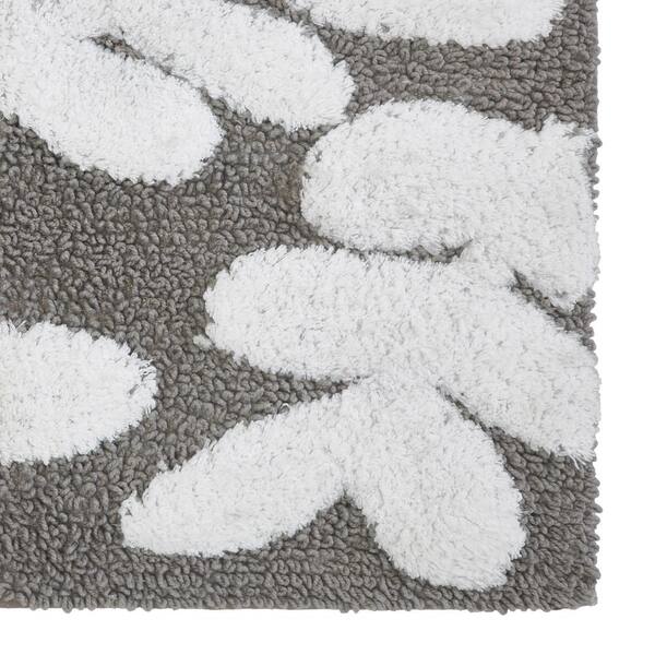 Greenhouse Leaves Bath Rug Gray - SKL Home