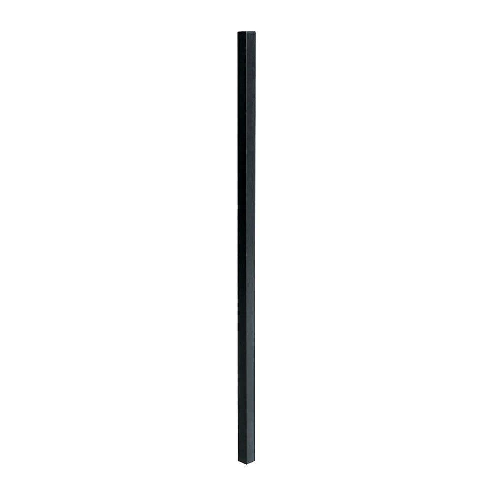 First Alert 2 In. X 2 In. X 54 In. Black Steel Fence Post P254p - The 