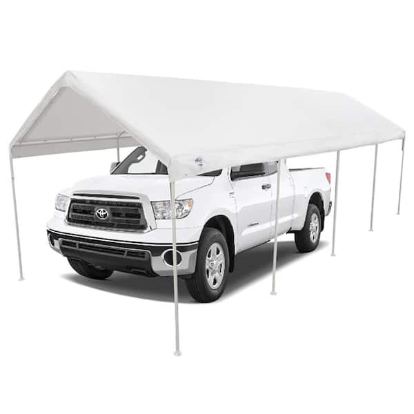 King Canopy King Canopy Universal Canopy 10-Feet by 27-Feet, 1 3/8-Inch Steel Frame, 10 Leg, White, C81027PC