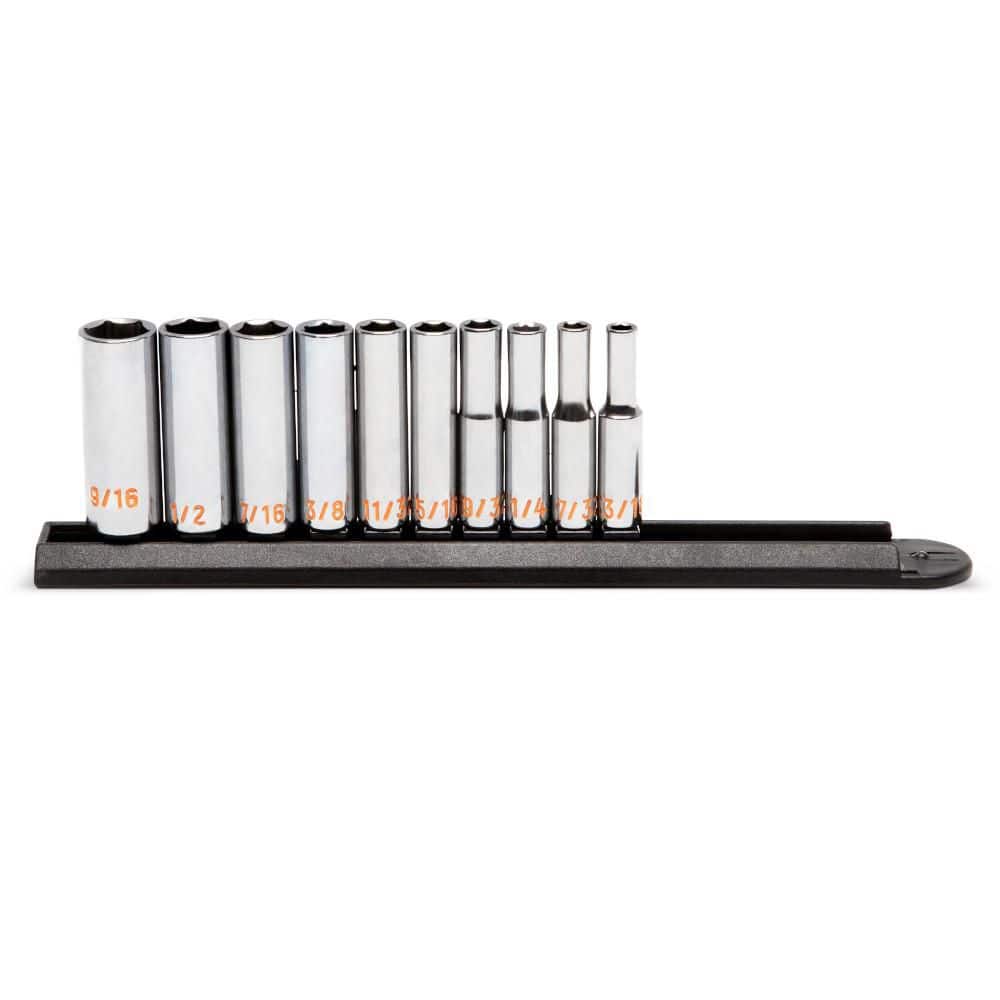 1/4 in. Drive 6-Point SAE Hi-Viz Deep Socket Set (10-Piece) price history on PriceWatchPro