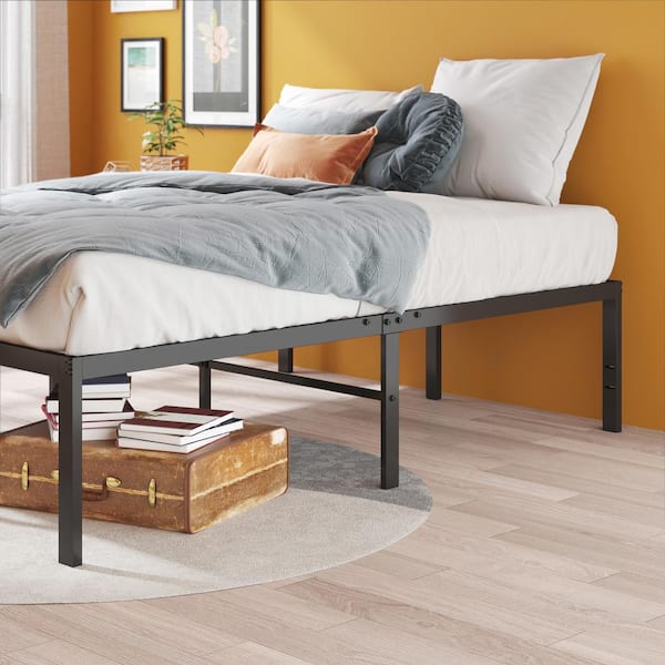 Zinus Yelena Black Metal Full Platform Bed Frame AZ-MPSC-18F - The