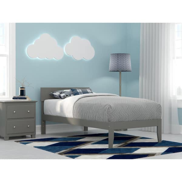 Boston Twin Bed in Grey