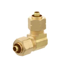 3/8 in. OD Compression 90-Degree Brass Elbow Fitting