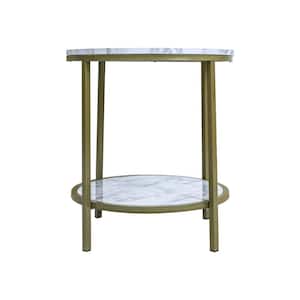 Standard (20-25 in.) - Faux Marble - End Tables - Accent Tables 