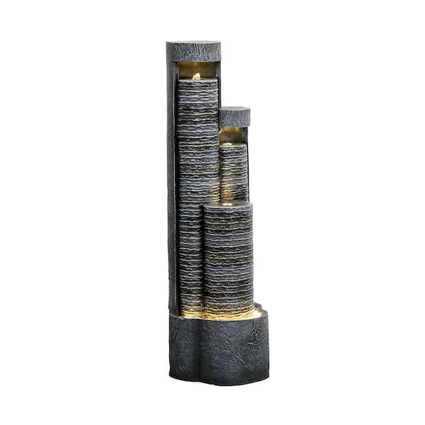 Willit 39.50 in. H Resin Fountain with Light