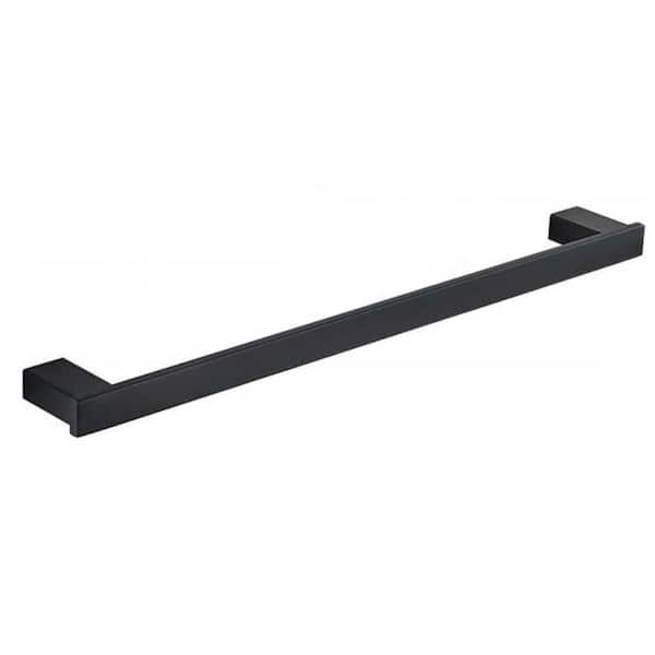 Nameeks General Hotel 24 in. Wall Mounted Towel Bar in Matte Black