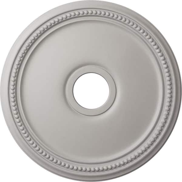 Ekena Millwork 1-1/8 in. x 18 in. x 18 in. Polyurethane Diane Ceiling Medallion, Ultra Pure White