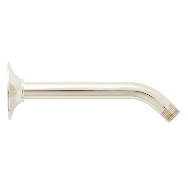 8 in. Wall Mounted Shower Arm Polished Nickel