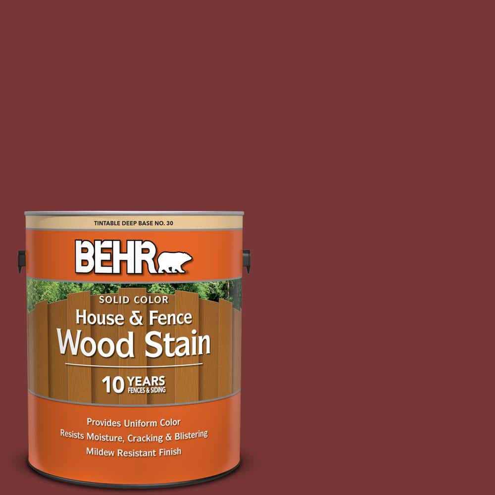1 gal. #S150-7 Fire Roasted Solid Color House and Fence Exterior Wood Stain