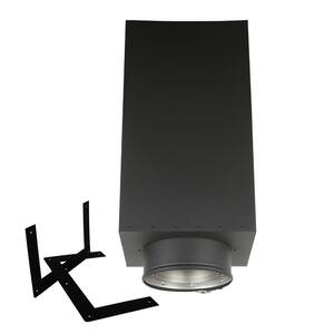 DVL 6 in. x 6 in. Double-Wall Chimney Stove Pipe in Black