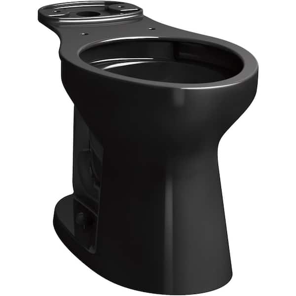 KOHLER Cimarron Comfort Height Elongated Toilet Bowl Only in Black