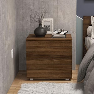 Madison Walnut 2-Drawer Nightstand