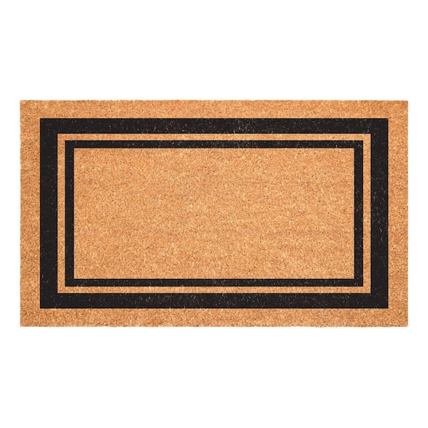 Black Border Doormat 30" x 48"