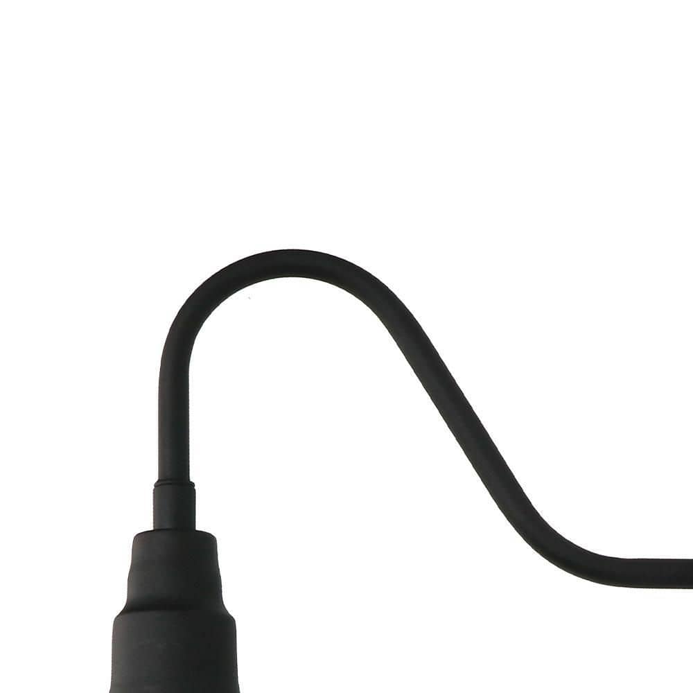 Black Dimmable Steel Wall Sconce with Direct Wired Electric