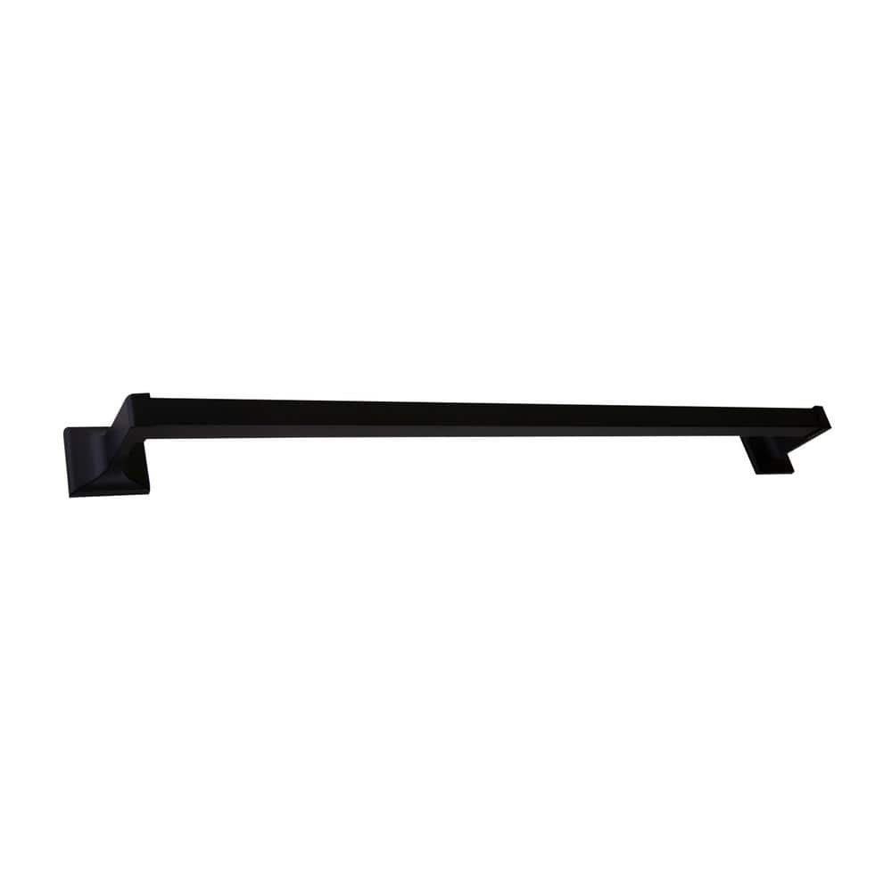 Millbridge 24 in. Wall-Mounted Towel Bar in Matte Black price history on PriceWatchPro