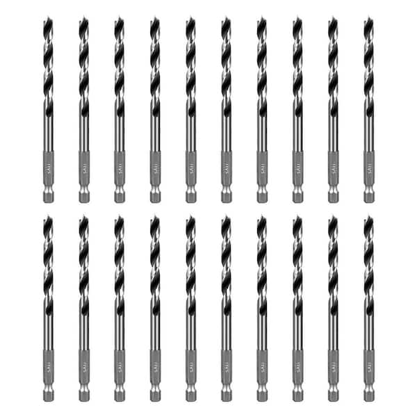 Carbon Steel Brad Pilot Point Set (20-Piece)