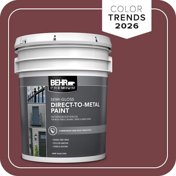 5 gal. #MQ1-15 Rumors Semi-Gloss Direct to Metal Interior/Exterior Paint