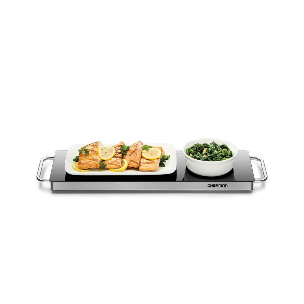 Food and Plate Warming Tray, Electric Warming Tray Multifunction Hot Plates  Touch Panel Adjustable Temperature Rapid Heating Suitable for Food Warming