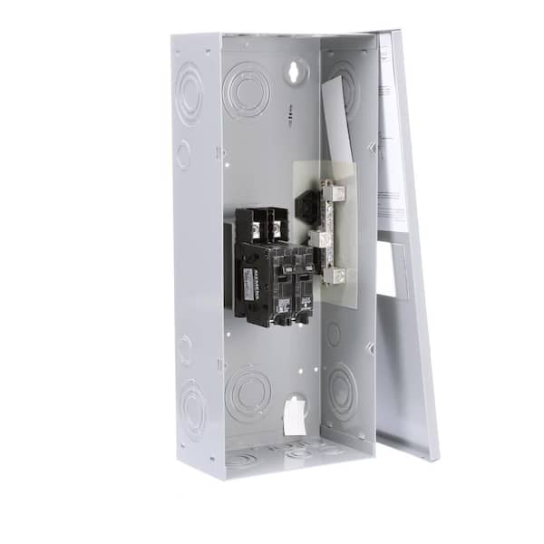 100 Amp 2-Space 2-Circuit Main Breaker Outdoor Load Center 100 Amp 2-Space 2-Circuit Main Breaker Outdoor Load Center