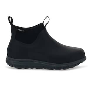 Men's Burnett Neoprene Rubber Boot - Black Size 9