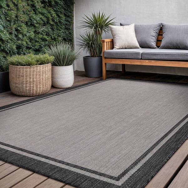Esme Outdoor Water Resistant Fabric Square Throw Pillow, Set of 2, Grey Esme Outdoor Water Resistant Fabric Square Throw Pillow, Set of 2, Grey