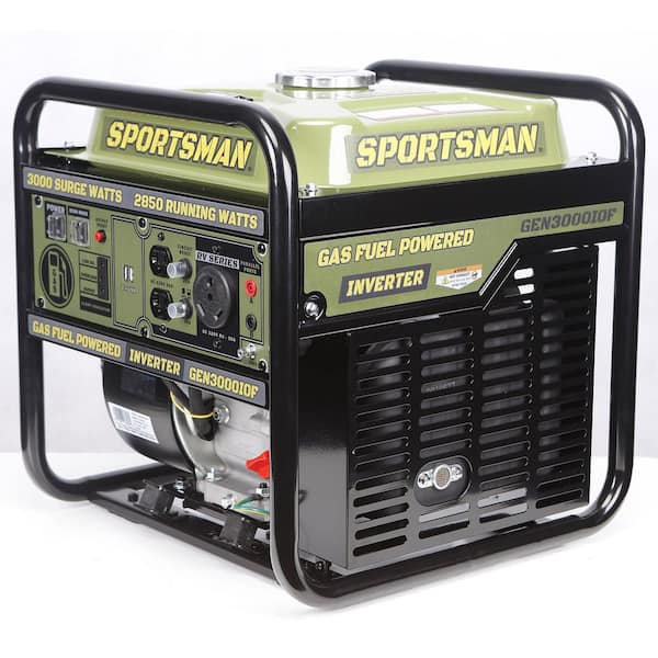 Sportsman 3,000-Watt Open Frame Recoil Start Portable Gasoline Inverter Generator #806687