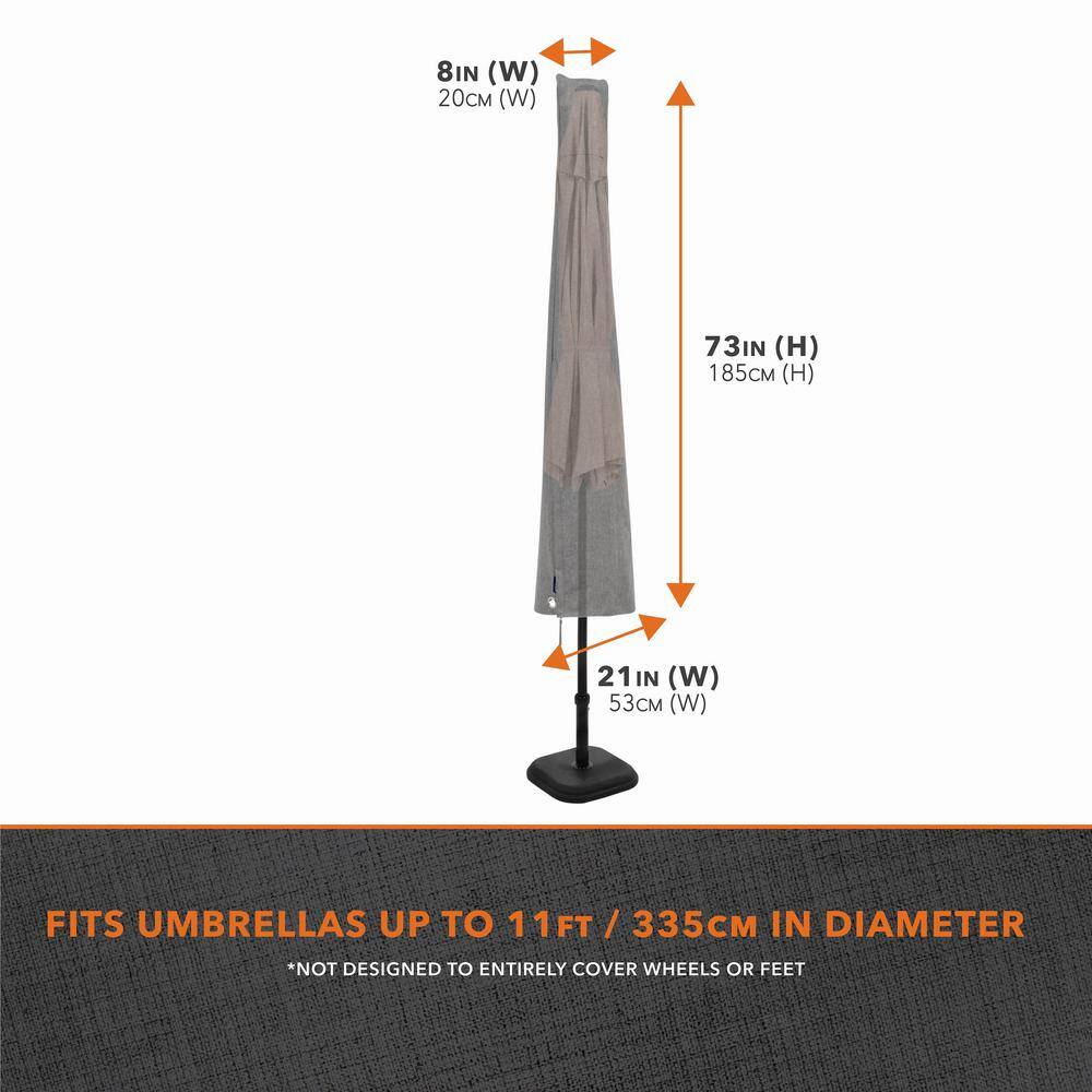 Granite Gray Waterproof Modern Umbrella Cover