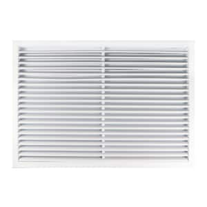 32 in x 18 in Aluminum Return Air Grille in White