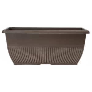 15 in. Rene Bark Brush Plastic Window Box