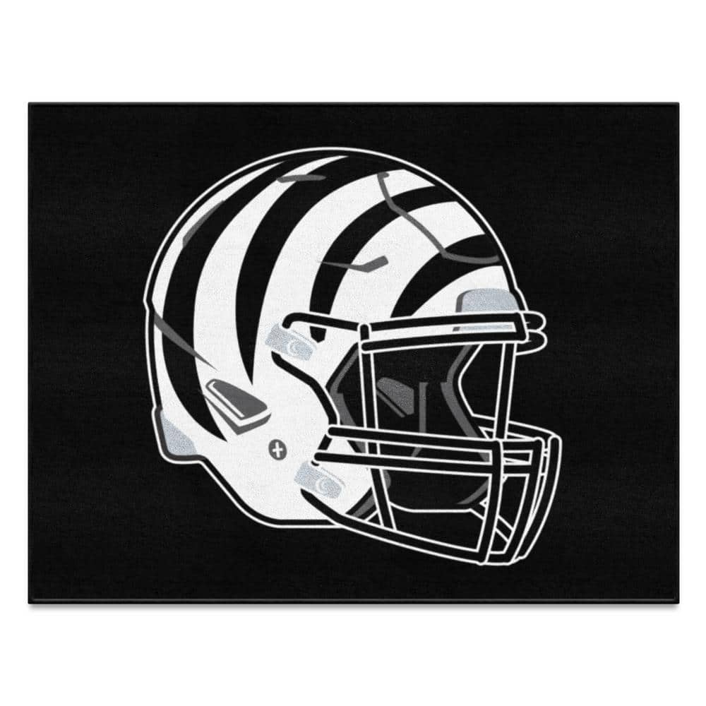 Digital Download Cincinnati Bengals Black and White Helmet 