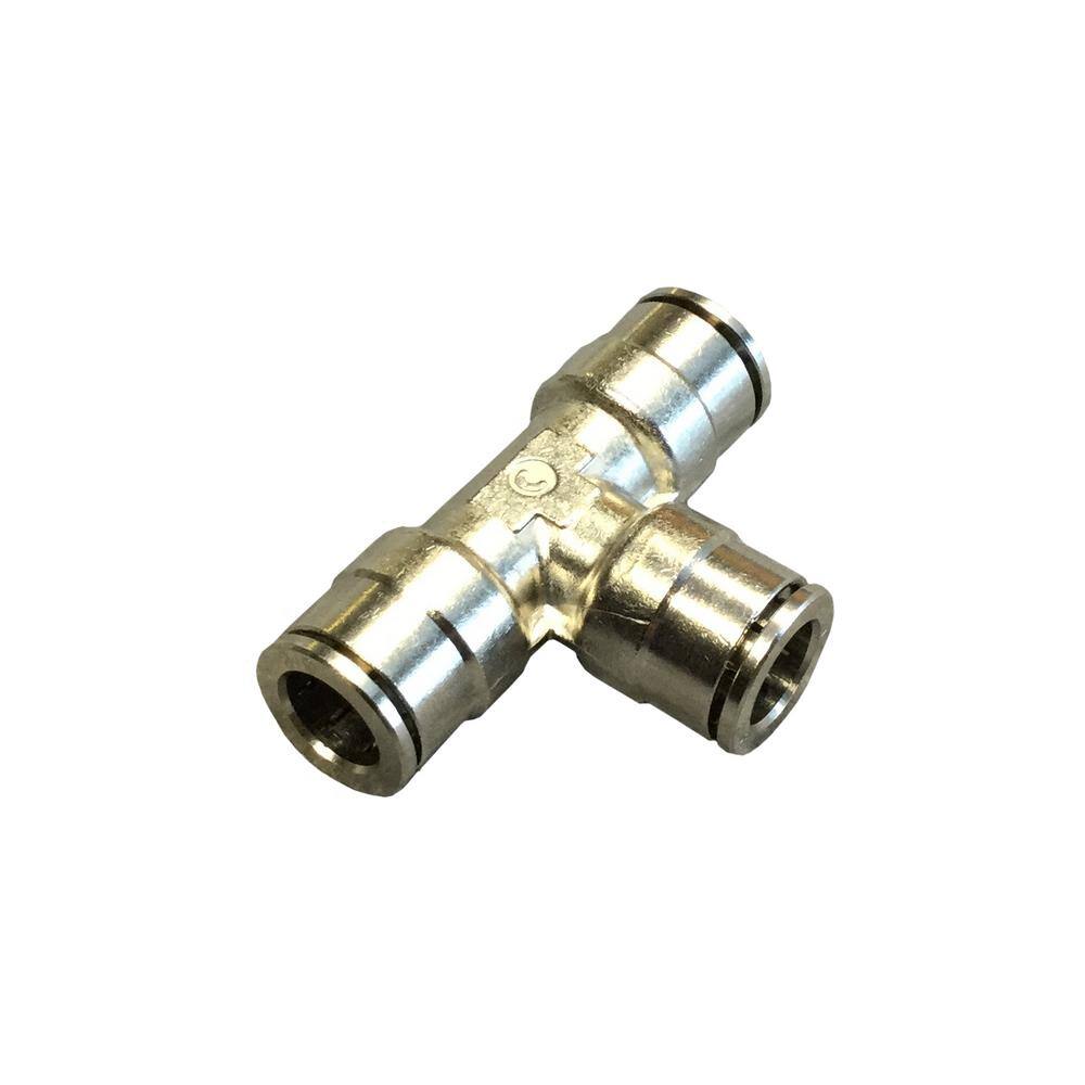 AR Blue Mist 3/8 in. Nickel Plated Push Lock T-Connection ARM-300380-1 ...