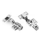 Concealed (35 mm) 110-Degree Clip-On Frameless Soft-Close Inset Cabinet Hinge 6-Pairs (12 Pieces)