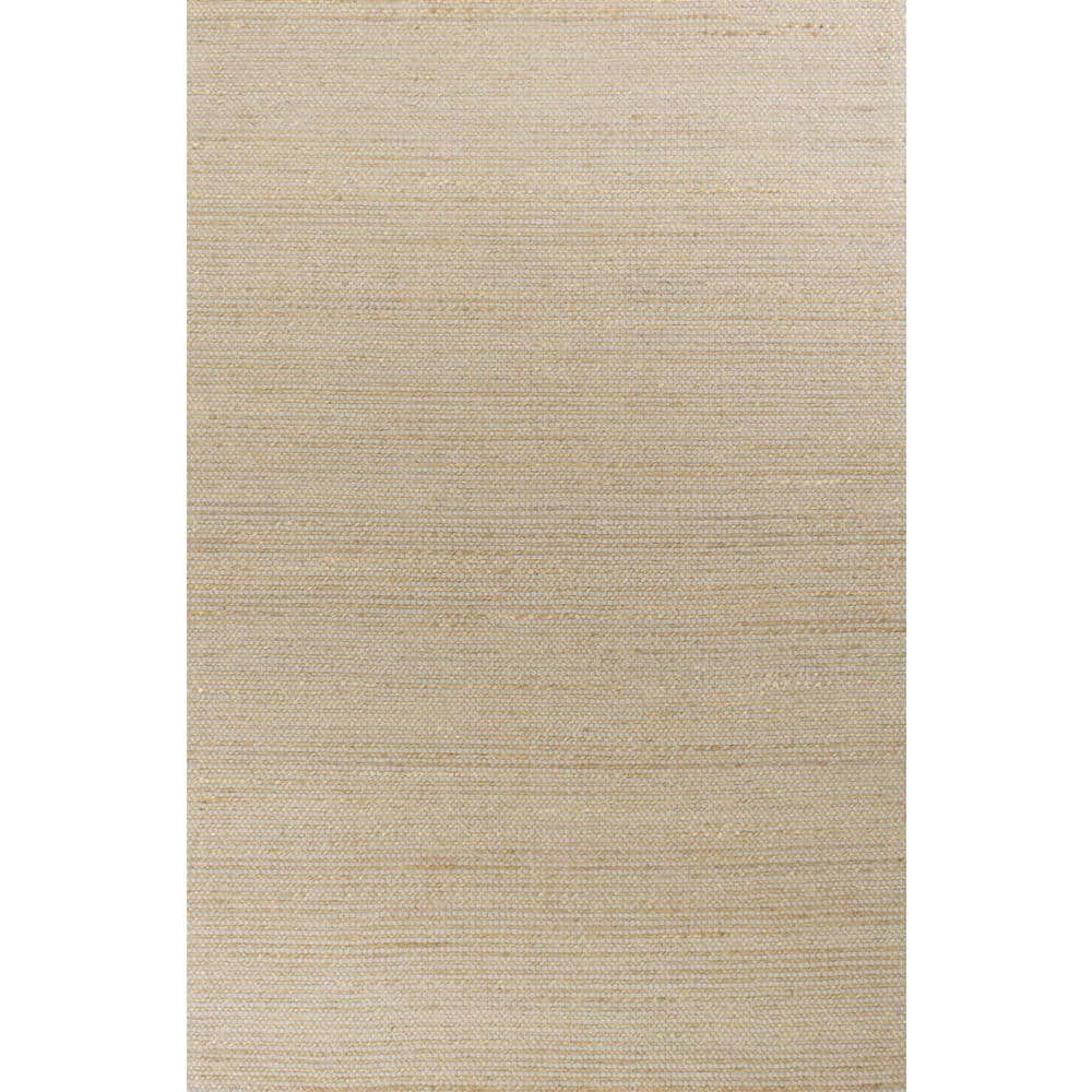 West Ivory/Gray 5 ft. x 7 ft. Solid Bohemian Hand-Woven Wool & Jute Area Rug price history on PriceWatchPro