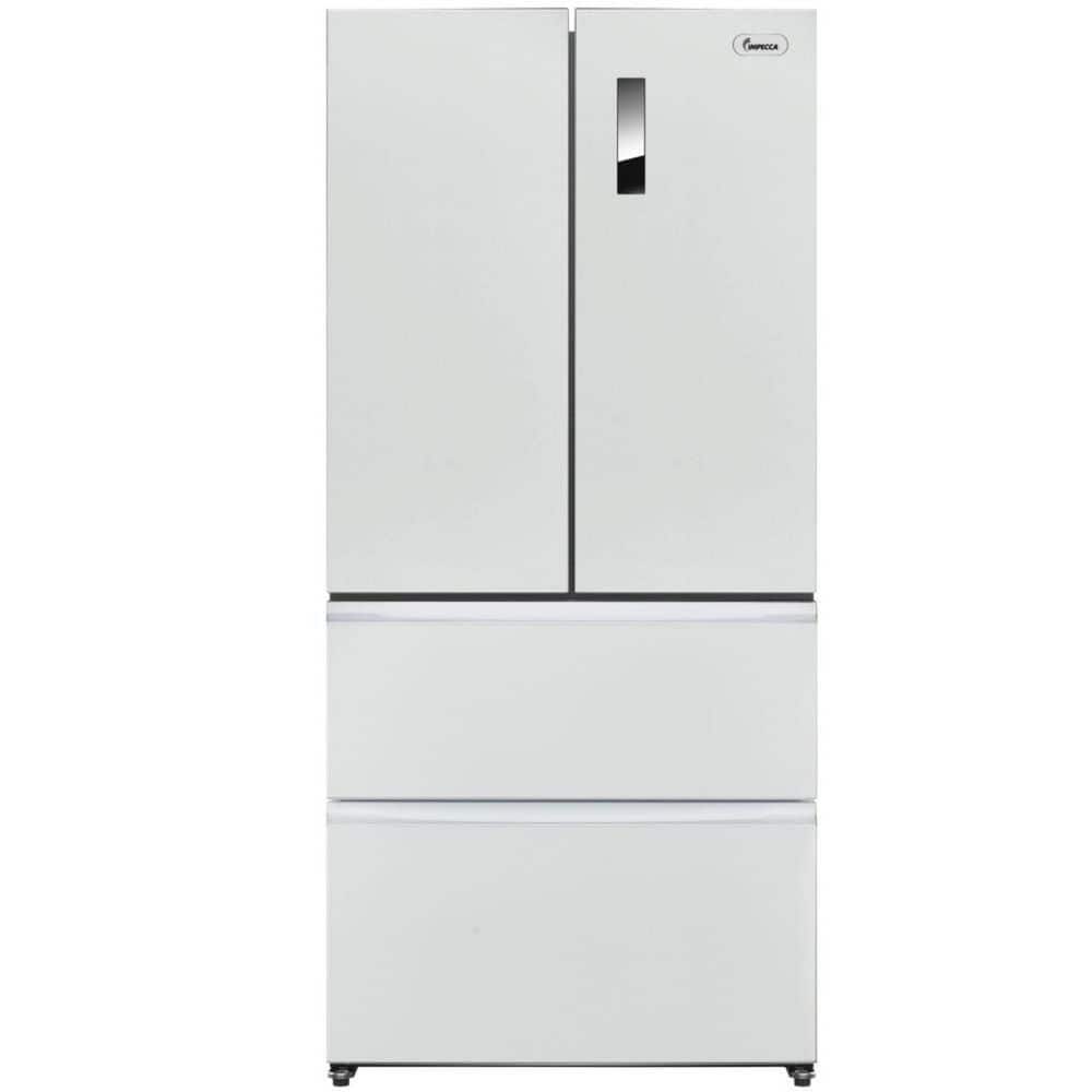 Impecca 33 in. 18.9 cu. ft. 4-Door French-Door Refrigerator, White, Counter Depth