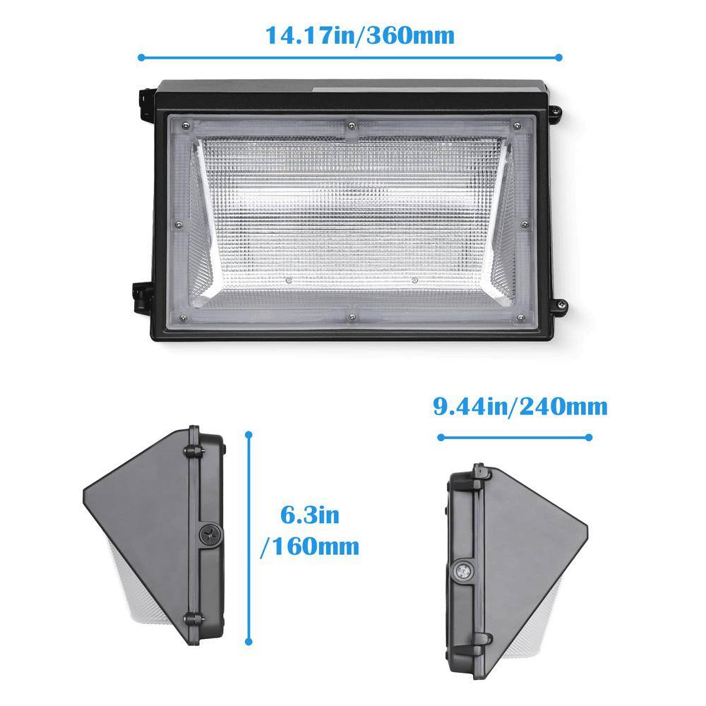 Bronze Dimmable LED Outdoor Wall Pack Light