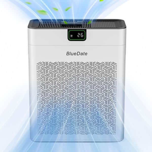 1100 sq. ft. H13 HEPA Console Air Purifier in White with PM2. 5 Sensor, Sleep Mode, for Pet Fur, Pollen, Cooking Smell