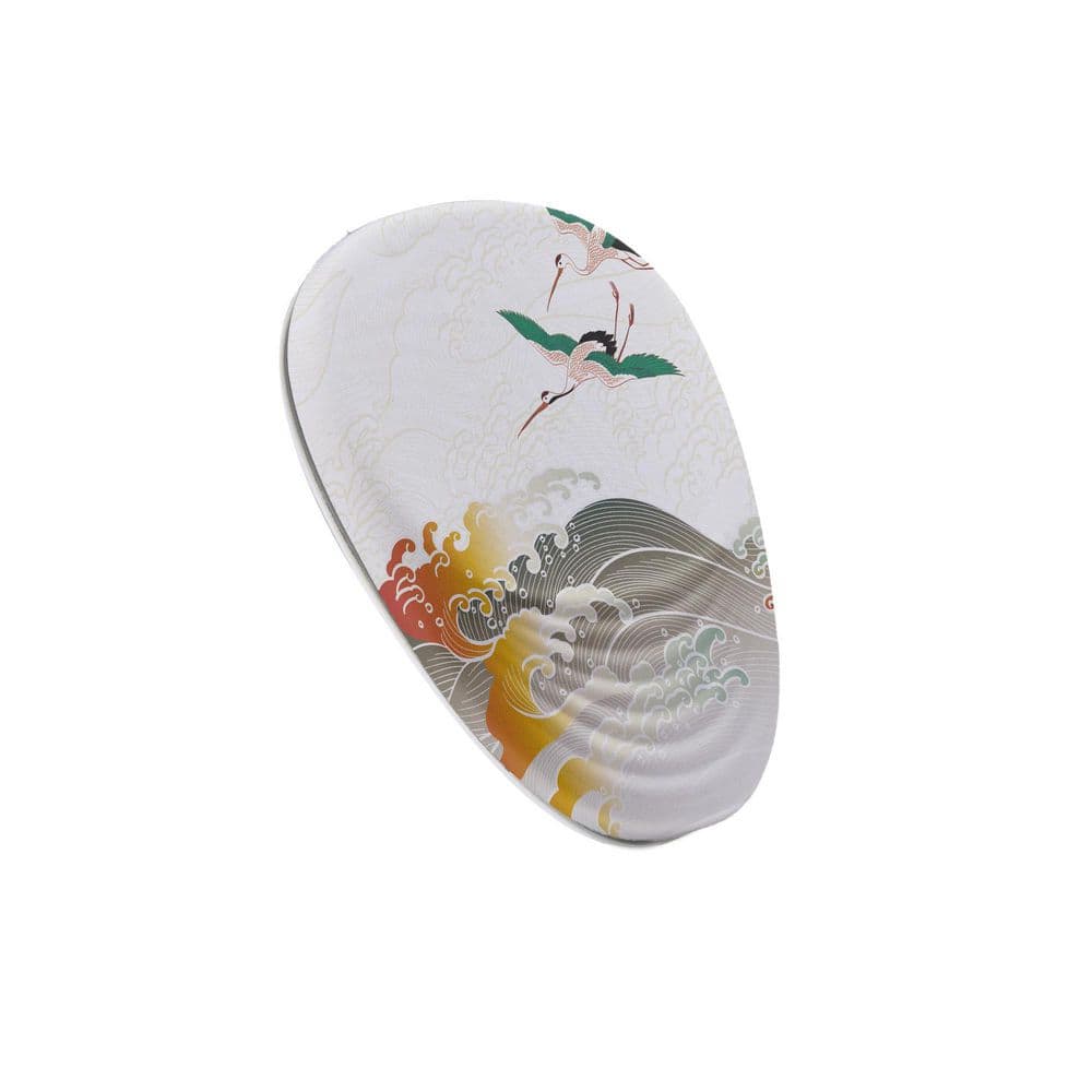 Japanese Wave White Ergonomic Mouse Pad with Wrist Support, Comfortable Entire Memory Foam, Wrist Pain Relief price history on PriceWatchPro