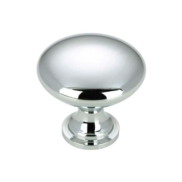 Richelieu Hardware Copperfield Collection 1-3/16 in. (30 mm) Chrome Functional Cabinet Knob
