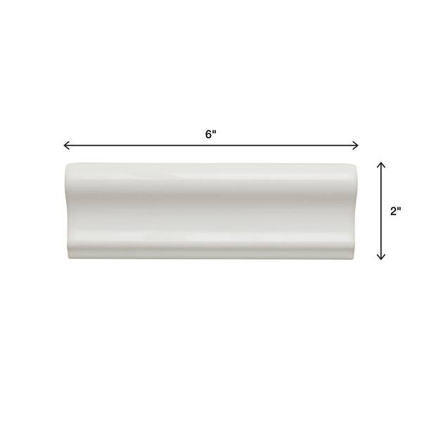 Daltile Restore 8 in. x 8 in. x 1 in. Resin Wall Mount Corner Shelf in  Bright White…