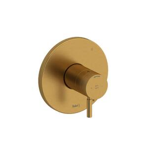 Riu 2-Handle Shower Trim Kit in Brushed Gold
