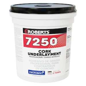 7250 4 qt. (1 Gal.) Professional-Grade Cork Underlayment Floor Adhesive